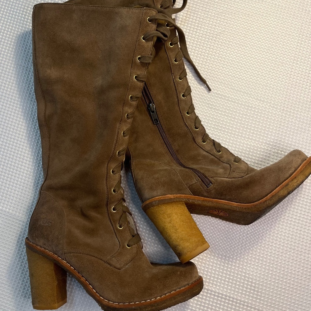 Ugg Camille Suede Heeled Boots